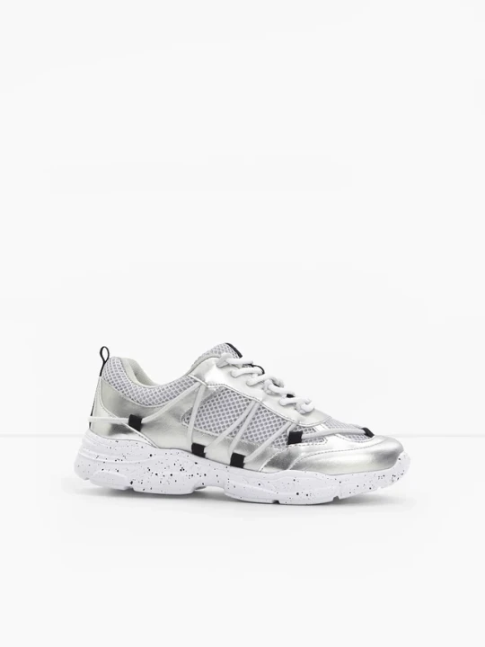 Zdjęcie produktu Sneakersy chunky BonPrix szary