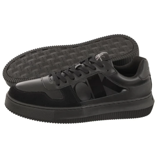 Zdjęcie produktu Sneakersy Chunky Cupsole Laceup Mix Lth Triple Black YM0YM00703 BEH (CK286-a) Calvin Klein