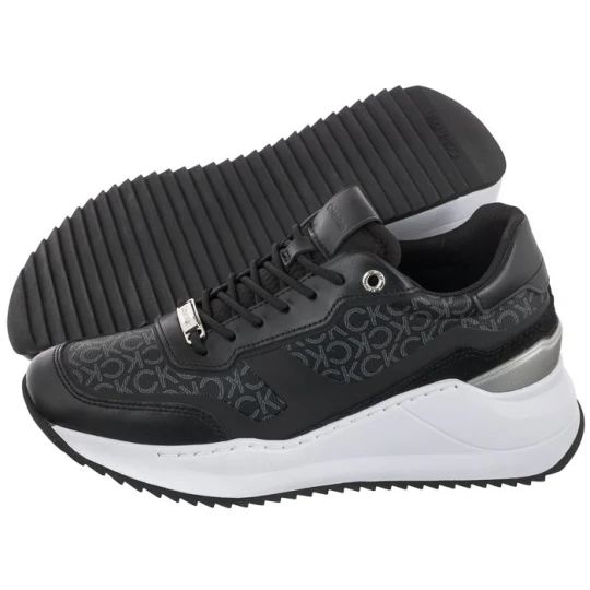 Zdjęcie produktu Sneakersy Chunky Inter WDG Lace Up-Mn Mix HW0HW01272 Black / Black Mono (CK169-a) Calvin Klein