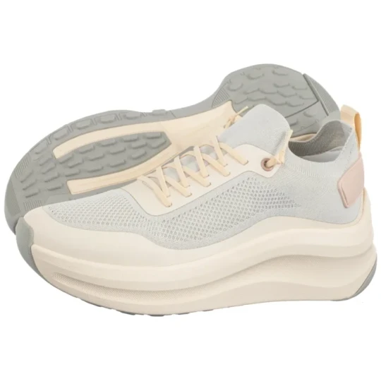 Zdjęcie produktu Sneakersy Chunky Runner Lace Up Sock Knit Vaporous White/Light Cashew YW0YW02033 PF6 (CK725-a) Calvin Klein