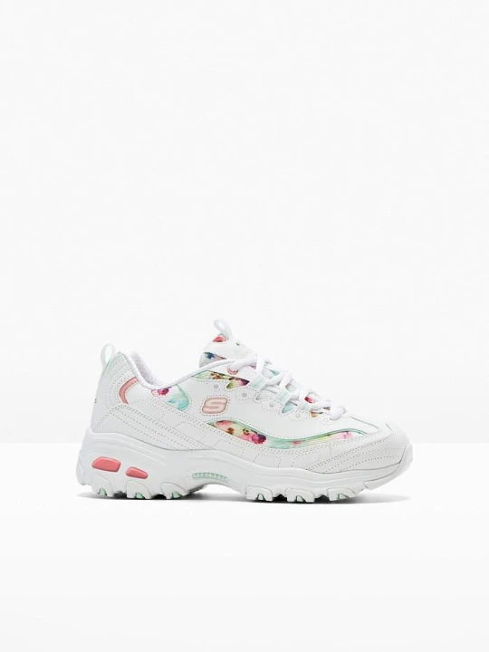 Zdjęcie produktu Sneakersy chunky Sketchers z pianką memory BonPrix biały