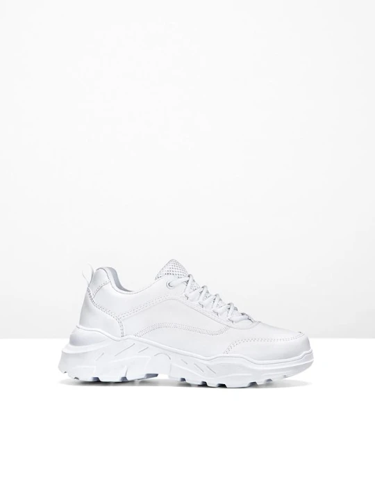 Zdjęcie produktu Sneakersy chunky z lekką podeszwą BonPrix biały