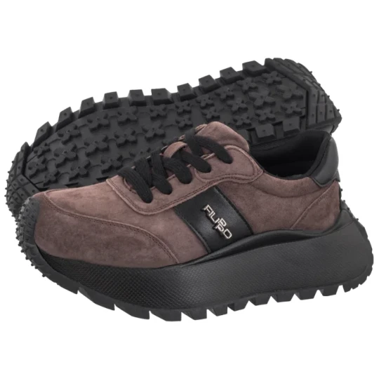 Zdjęcie produktu Sneakersy Ciemnobrązowe DP6785 / 26 D BR (FO178-c) Filippo