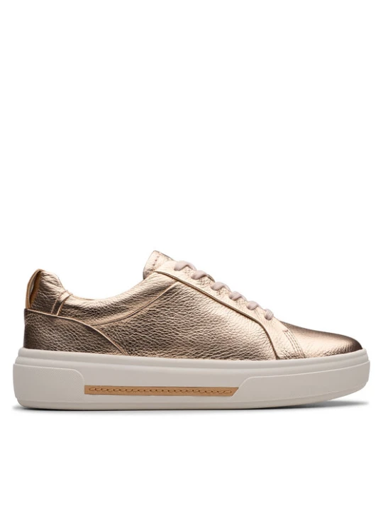 Zdjęcie produktu Sneakersy Clarks Hollyhock Walk 26181357 Złoty