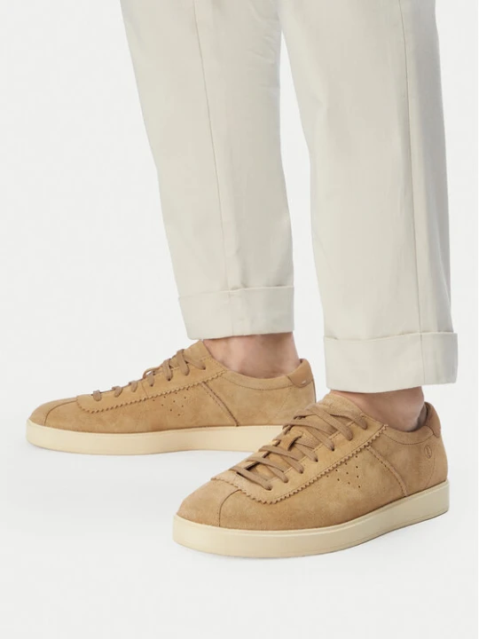 Zdjęcie produktu Sneakersy Clarks Lockford Lace 26186194 Beżowy