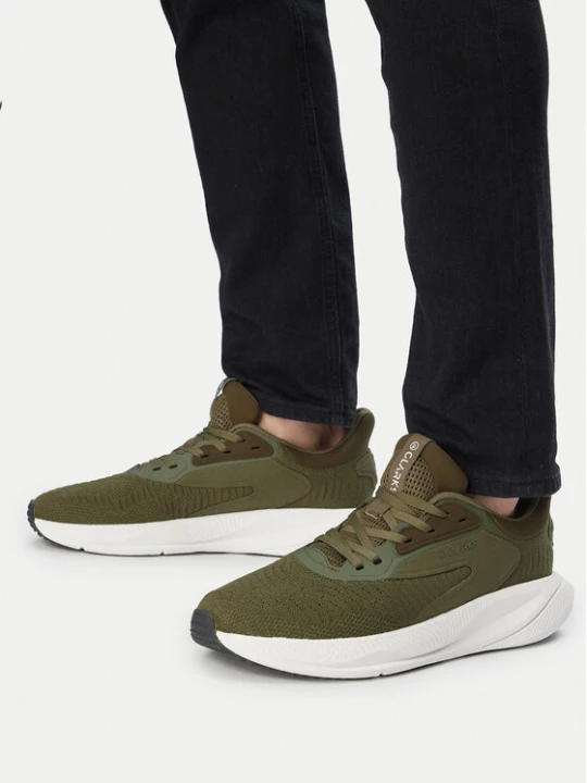 Zdjęcie produktu Sneakersy Clarks Pace Move 26186614 Zielony