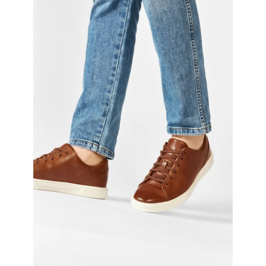 Zdjęcie produktu Sneakersy Clarks Un Costa Lace 261486907 Brązowy