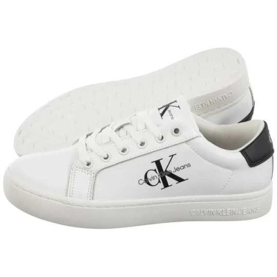 Zdjęcie produktu Sneakersy Classic Cupsole Laceup Bright White / Black YW0YW01269 YBR (CK608-a) Calvin Klein