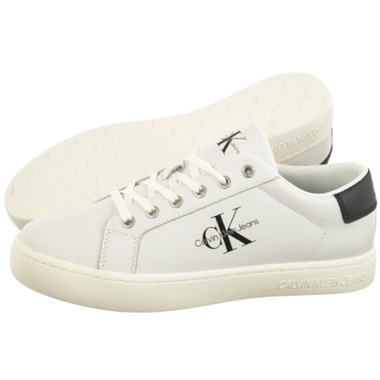 Zdjęcie produktu Sneakersy Classic Cupsole Laceup Low Lth Bright White YM0YM00491 YAF (CK363-b) Calvin Klein
