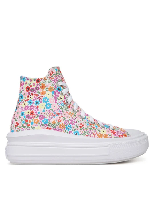 Zdjęcie produktu Sneakersy Converse Chuck Taylor All Star Move Platform Mini Flowers A14968C Kolorowy