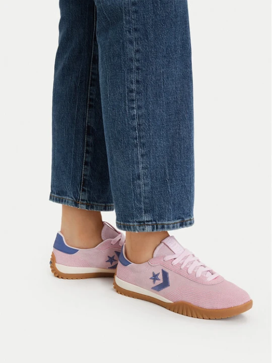 Zdjęcie produktu Sneakersy Converse Run Star Trainer Stitched Suede A16076C Różowy