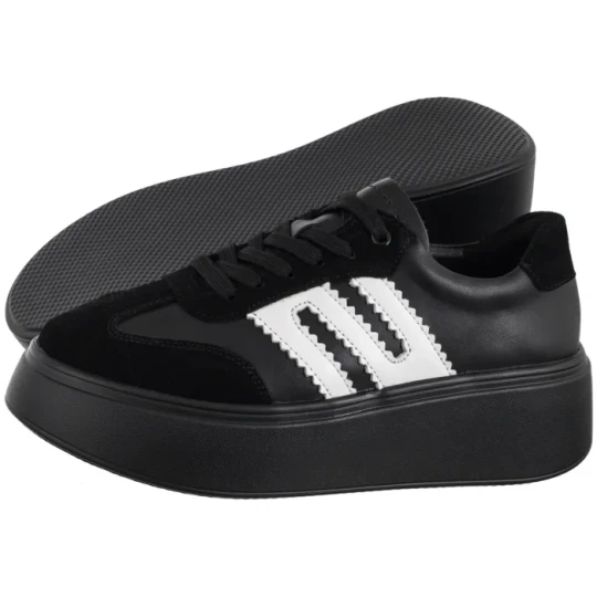 Zdjęcie produktu Sneakersy Czarne DP7289 / 25 BK (FO187-a) Filippo