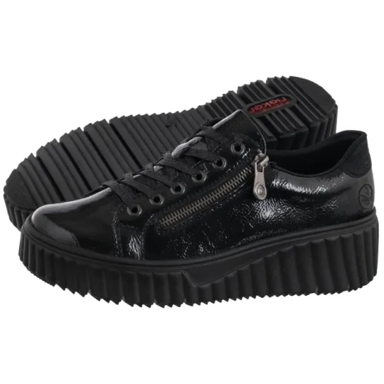 Zdjęcie produktu Sneakersy Czarne N2501-00 Black (RI278-a) Rieker