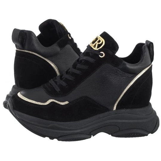 Zdjęcie produktu Sneakersy Czarne/Złote B9061-H20-J23-T15-D40 (CI718-a) Carinii