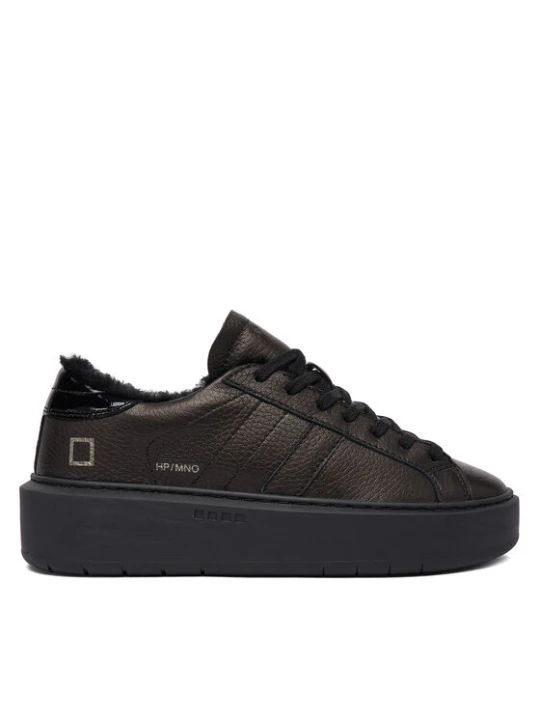 Zdjęcie produktu Sneakersy D.A.T.E. Hill Low Fur Platform W431-HPF-MN Czarny