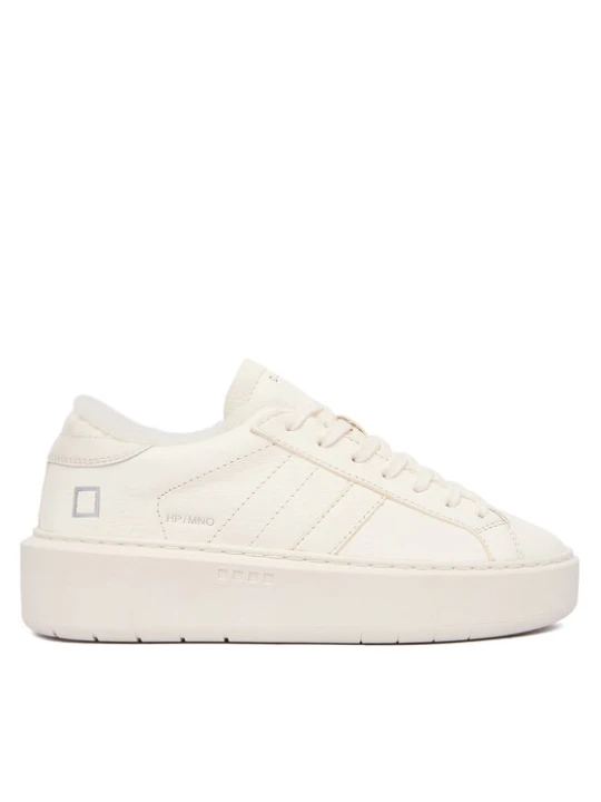 Zdjęcie produktu Sneakersy D.A.T.E. Hill Low Fur Platform W431-HPF-MN Écru Kremowy