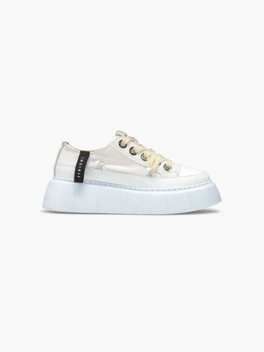 Zdjęcie produktu Sneakersy damskie INUIKII MATILDA CANVAS LOW Kremowy