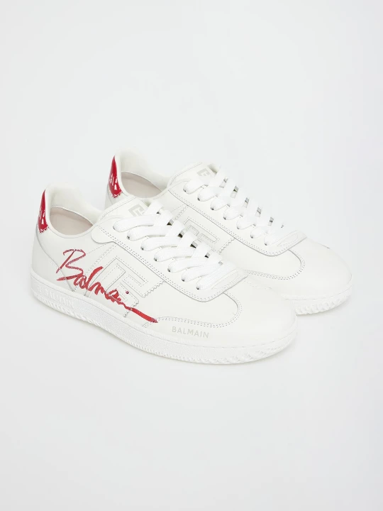 Zdjęcie produktu Sneakersy damskie skórzane BALMAIN