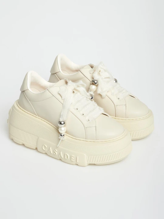 Zdjęcie produktu Sneakersy damskie skórzane CASADEI