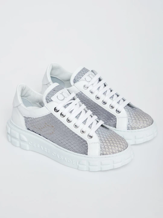 Zdjęcie produktu Sneakersy damskie skórzane CESARE CASADEI