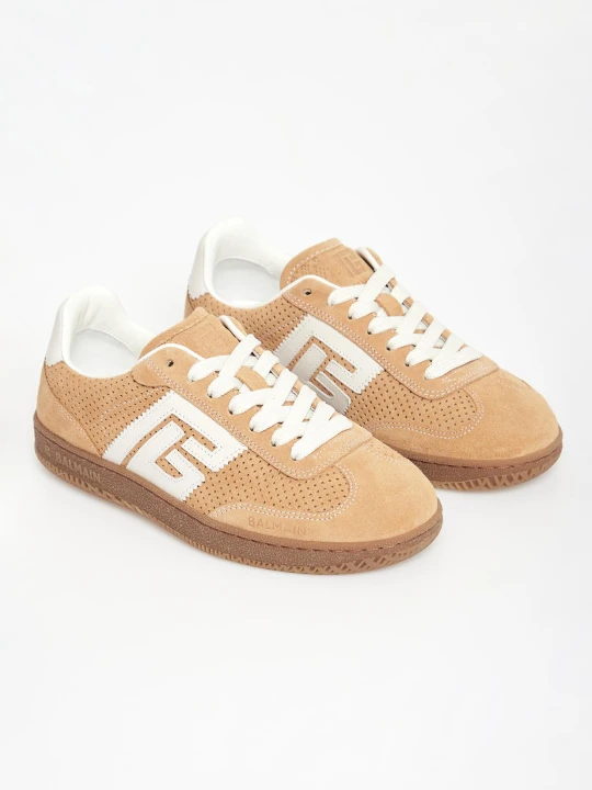 Zdjęcie produktu Sneakersy damskie skórzane Swan BALMAIN