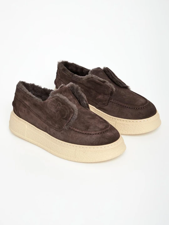 Zdjęcie produktu Sneakersy damskie zamszowe CESARE CASADEI