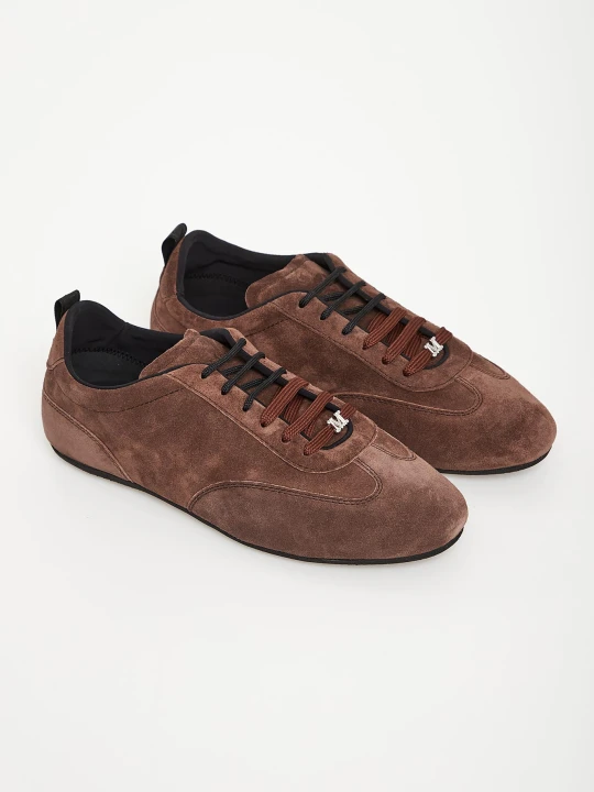 Zdjęcie produktu Sneakersy damskie zamszowe Stecca MAX MARA ACCESSORI
