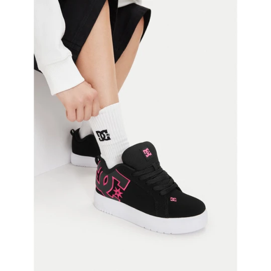 Zdjęcie produktu Sneakersy DC Shoes CEO-COURT GRAFFIK PLATFORM DC02422001 Czarny