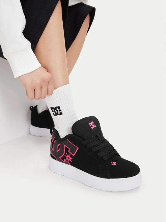 Zdjęcie produktu Sneakersy DC Shoes CEO-COURT GRAFFIK PLATFORM DC02422001 Czarny