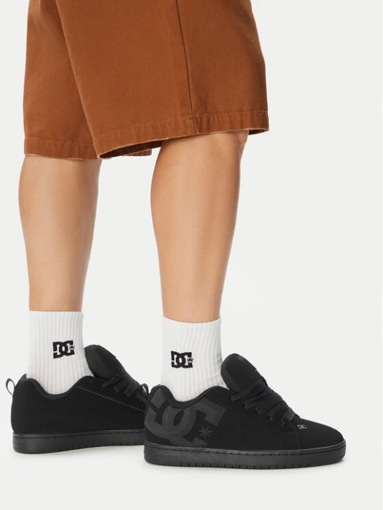 Zdjęcie produktu Sneakersy DC Shoes EO-COURT GRAFFIK BEVELED DC06035001 Czarny
