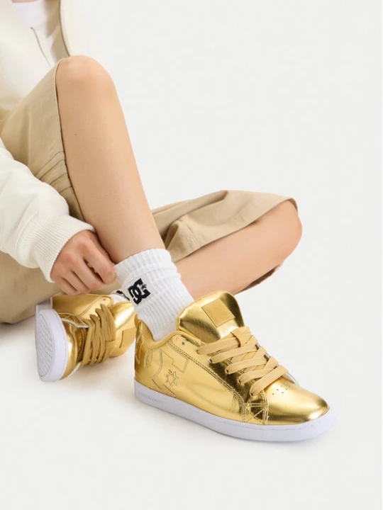 Zdjęcie produktu Sneakersy DC Shoes EO-COURT GRAFFIK DC01662116 Złoty