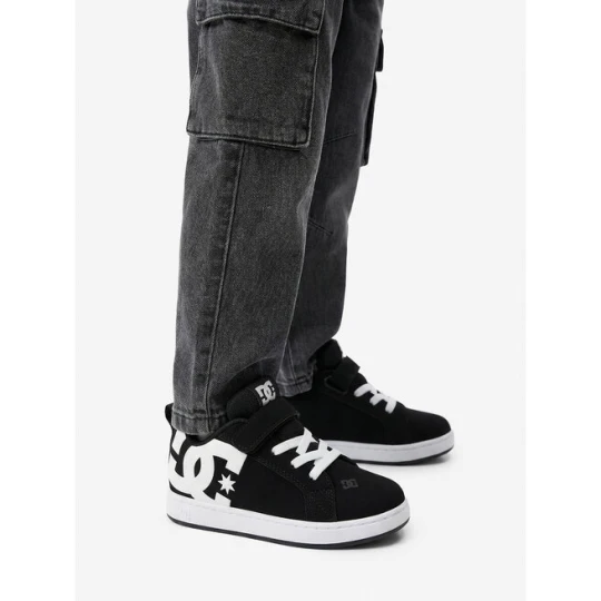 Zdjęcie produktu Sneakersy DC Shoes EO-COURT GRAFFIK ELASTIC TODDLER DC02547002 Czarny