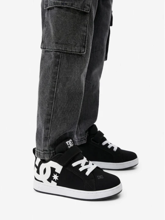 Zdjęcie produktu Sneakersy DC Shoes EO-COURT GRAFFIK ELASTIC TODDLER DC02547002 Czarny