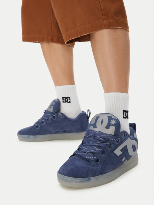 Zdjęcie produktu Sneakersy DC Shoes EO-COURT GRAFFIK PUFF DC04304410 Niebieski