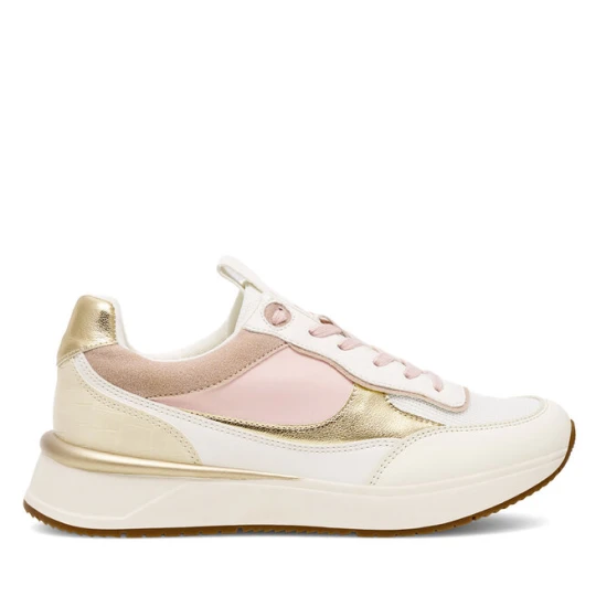 Zdjęcie produktu Sneakersy DeeZee WS6301-01 Écru Kremowy