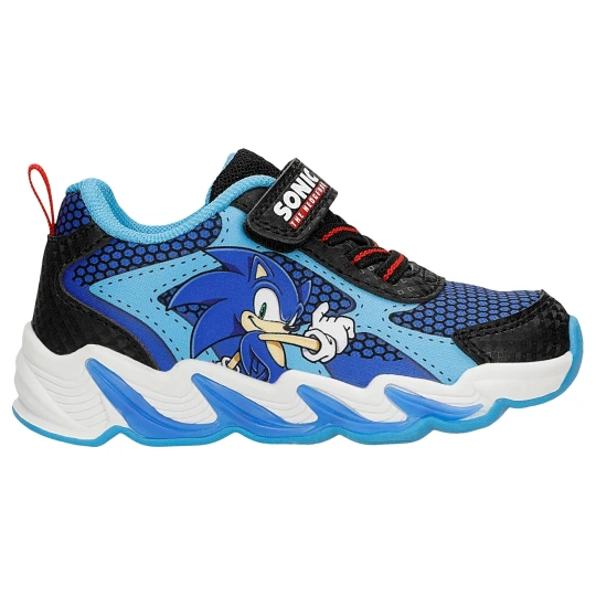 Zdjęcie produktu Niebiesko czarne sneakersy sonic ze swiecacymi podeszwami Bartek 87029-46