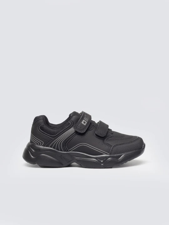 Zdjęcie produktu sneakersy dziecięce zapinane na rzepy czarne tt374009 906 Big Star