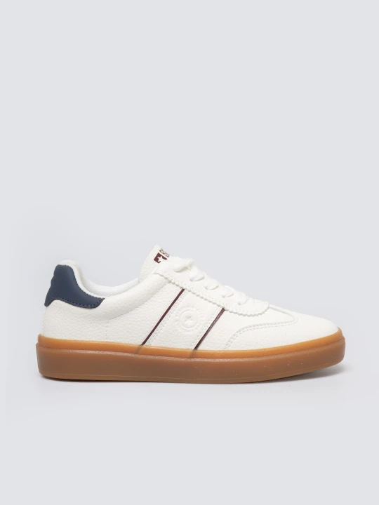 Zdjęcie produktu sneakersy dziecięce ze skóry ekologicznej białe ss374024 101 Big Star