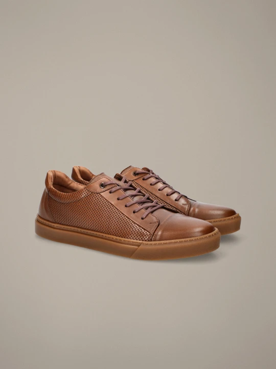 Zdjęcie produktu Sneakersy Edison Brązowe Lancerto
