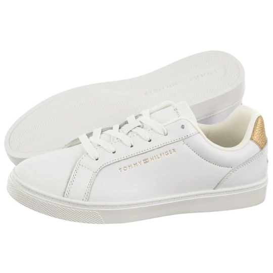 Zdjęcie produktu Sneakersy Essential Cupsole Sneaker White / Gold FW0FW07908 0K6 (TH1056-a) Tommy Hilfiger