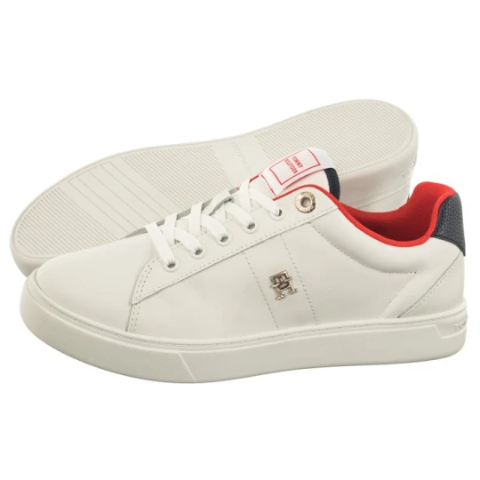 Zdjęcie produktu Sneakersy Essential Elevated Court Sneaker Ecru FW0FW07685 YBL (TH1026-a) Tommy Hilfiger