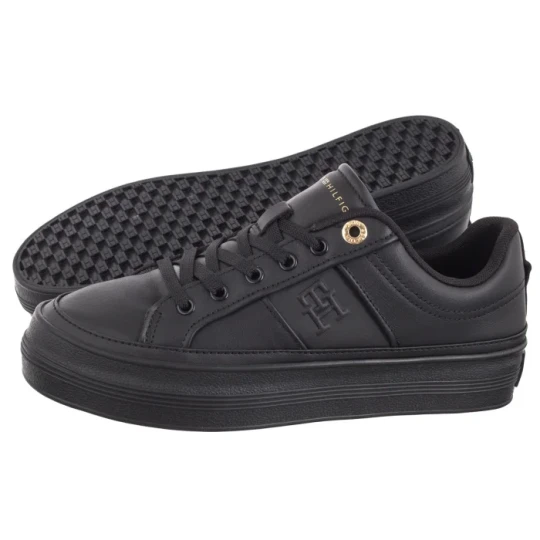 Zdjęcie produktu Sneakersy Essential Vulc Sneaker Monogram Black FW0FW07945 BDS (TH1116-b) Tommy Hilfiger