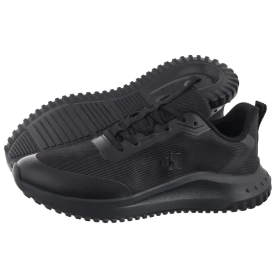 Zdjęcie produktu Sneakersy Eva Runner Lace Up Mat Mix Triple Black YM0YM01442 0GJ (CK707-a) Calvin Klein