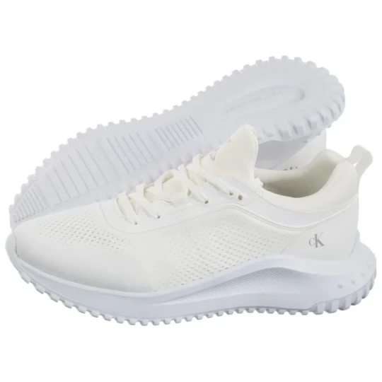 Zdjęcie produktu Sneakersy Eva Runner Sock Mg Tech Mix Triple Bright White YW0YW01855 0K4 (CK677-a) Calvin Klein
