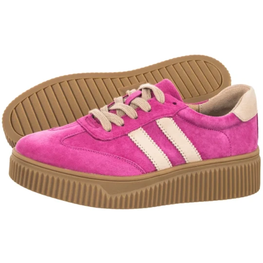 Zdjęcie produktu Sneakersy Fuksja / Beżowy DP6776 / 25 FH BE (FO138-f) Filippo