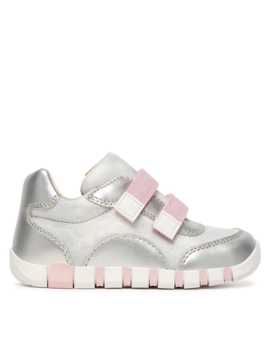 Zdjęcie produktu Sneakersy Geox B Iupidoo Girl B3558A 0AS54 C0566 Srebrny