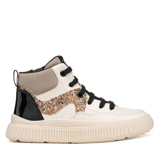 Zdjęcie produktu Sneakersy Geox J Laquinny Girl J66M3D 05402 C1MB6 S Kremowy