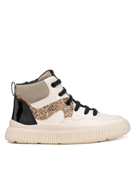 Zdjęcie produktu Sneakersy Geox J Laquinny Girl J66M3D 05402 C1MB6 S Kremowy