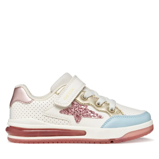 Zdjęcie produktu Sneakersy Geox J Sketlite Girl J65NWA 054AJ C1Z8W M Biały