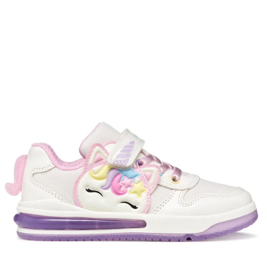 Zdjęcie produktu Sneakersy Geox J Sketlite Girl J65NWB 0EWBC C0406 D Biały